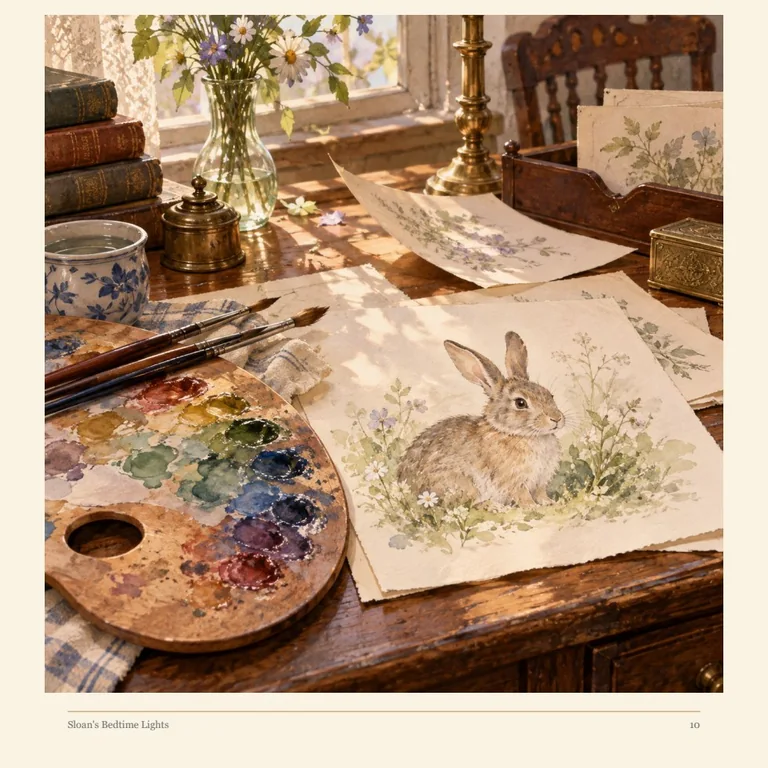 Illustration accompanying the move from letter to published book in You Are Creative.